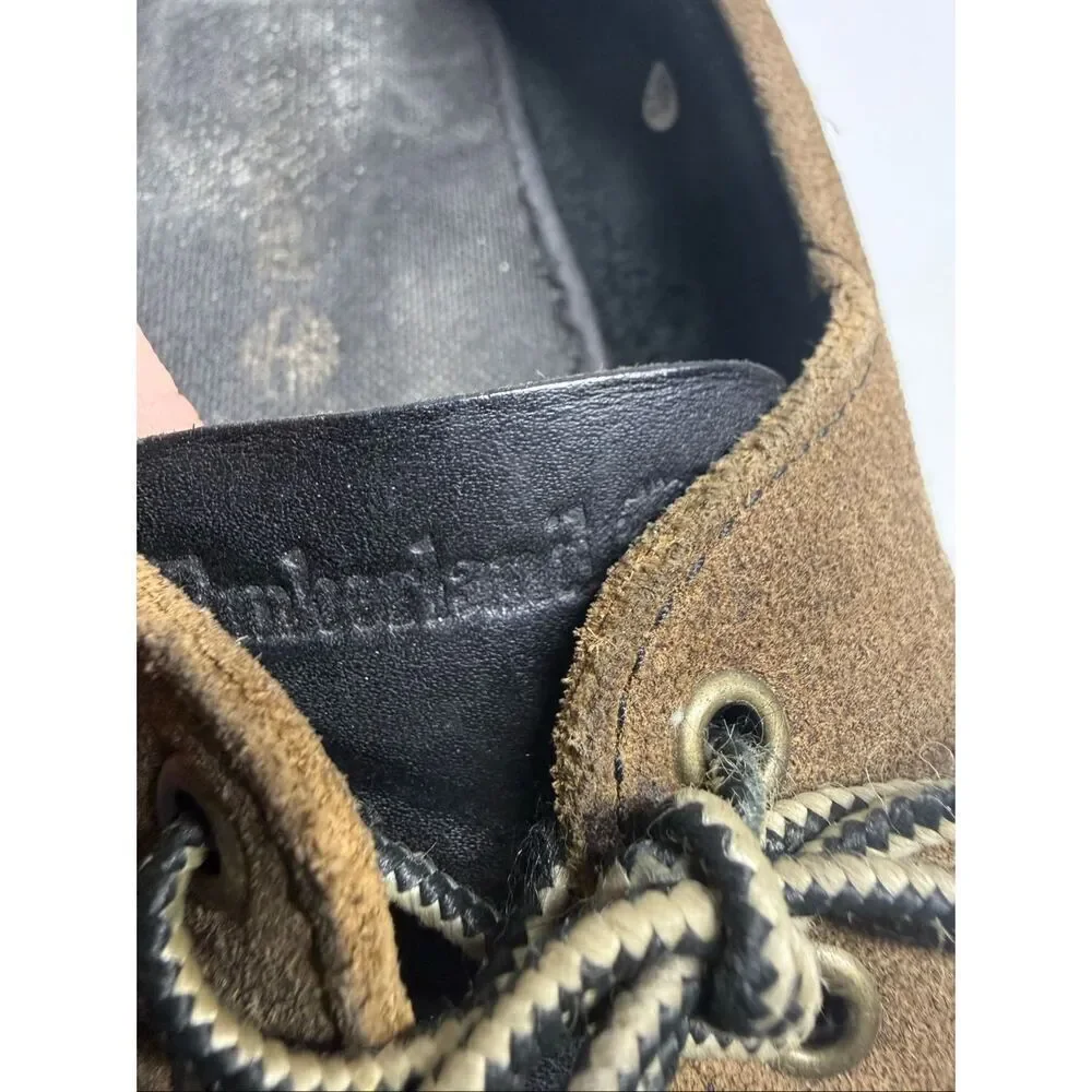 Timberland Men’s Sz 11 Classic Boat Shoes Black Brown Leather See Description